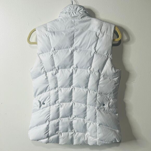 Eddie Bauer White Puffer Down Vest Sz Small - Picture 7 of 12